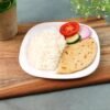 Square Dinner Plate 32 cm – Durable Elegant White Serving Plate