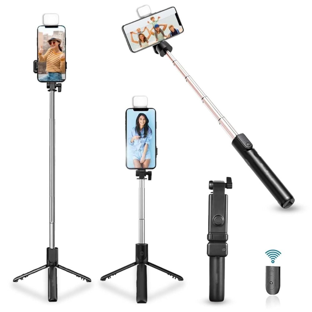 06_selfie-stick.jpg Wired Selfie Stick with Extendable Handle & Tripod Stand