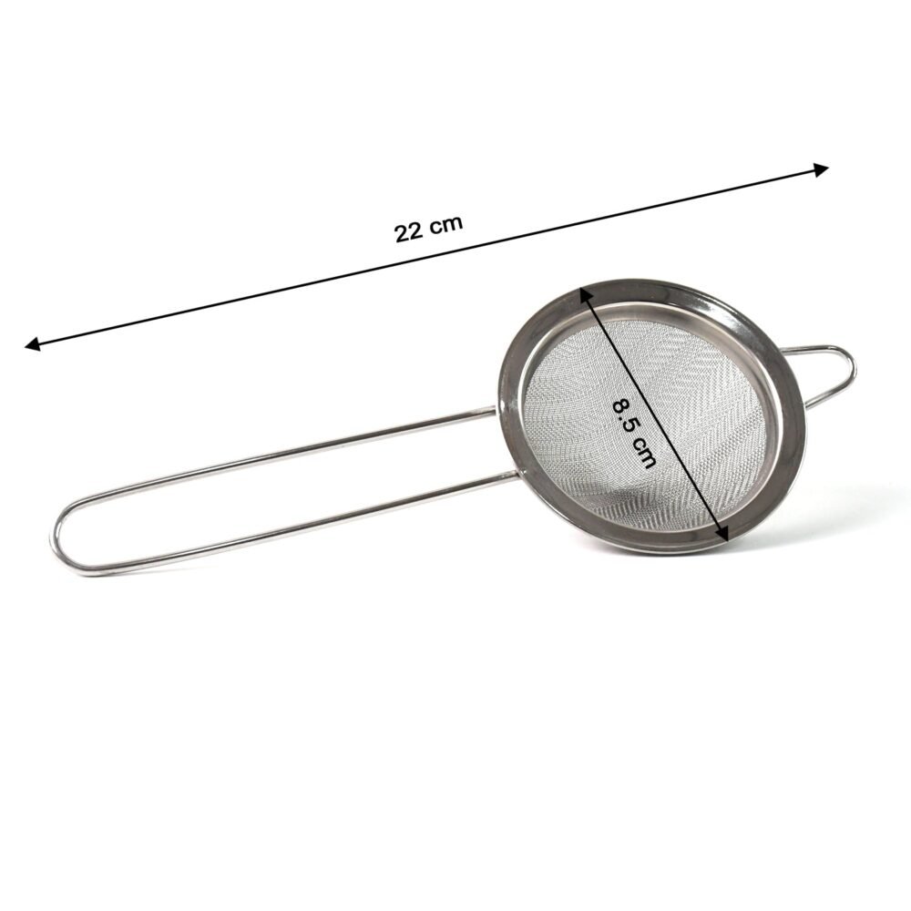 Stainless Steel Fine Mesh Strainer – Durable & Lightweight Design