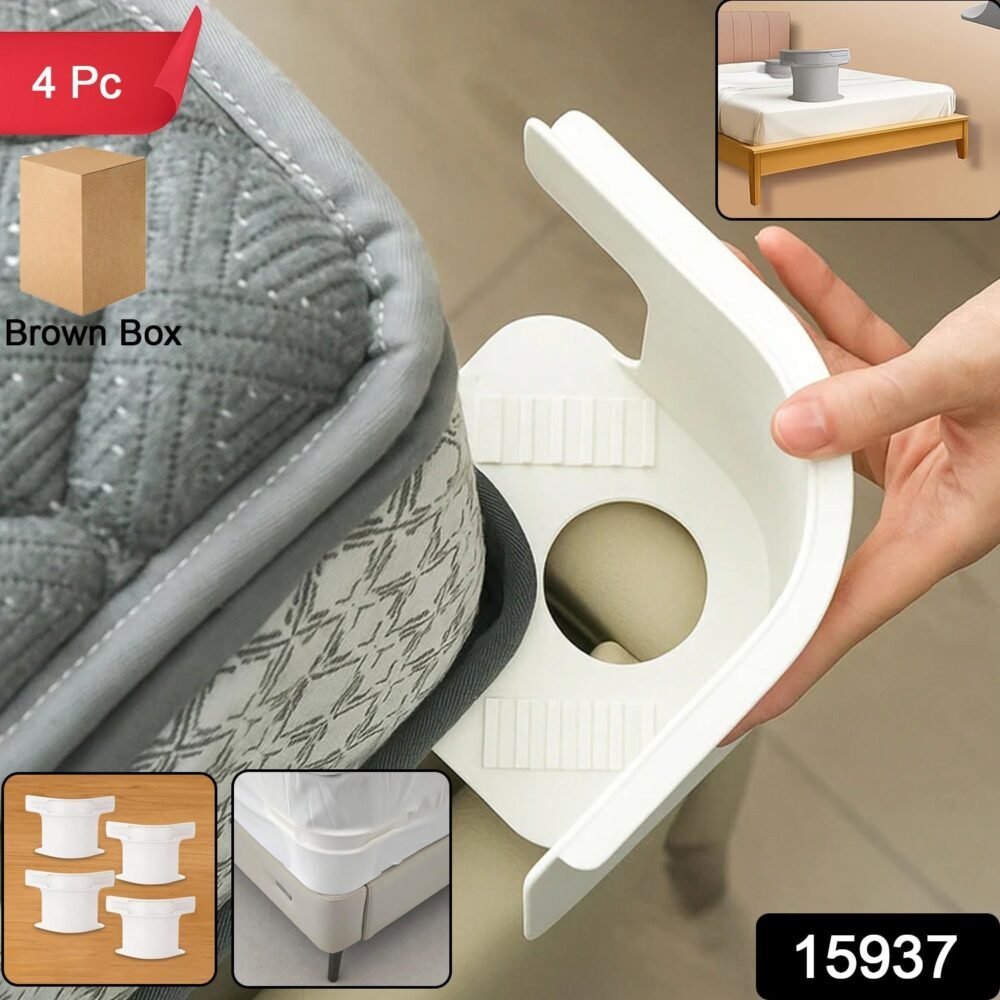 Bed Sheet Holders – Strong Grip Plastic Clips for Mattress (4 Pc Set)
