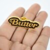 Metal Badge Pin – Stylish Single Piece with Random Design