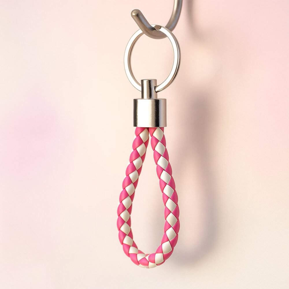 07_38866382-e36a-4363-87bf-af4868f9b794.jpg Braided Leather Keychain – Durable Metal Ring & Stylish Hand Strap