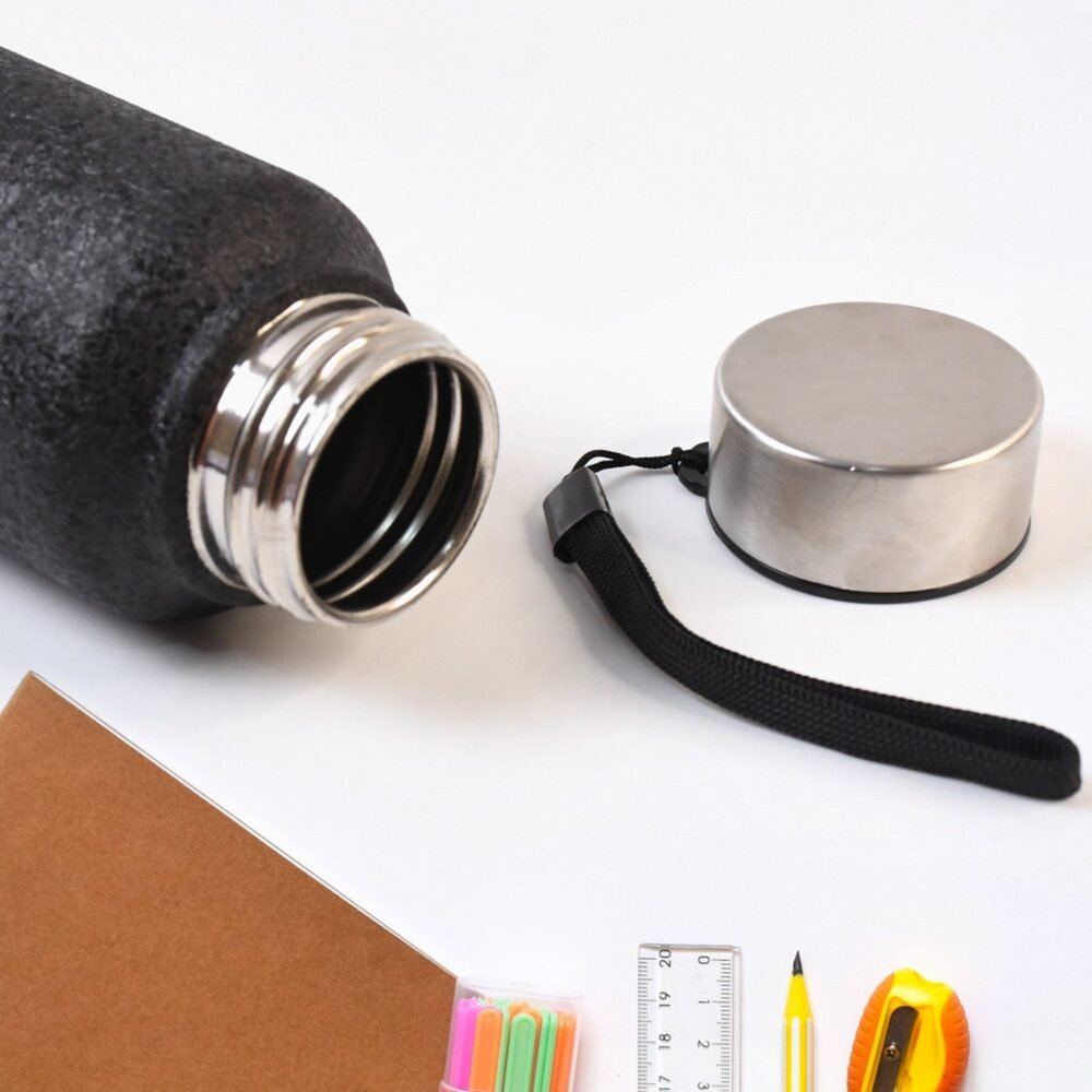 Stainless Steel Vacuum Insulated Water Bottle – 1L Hot & Cold