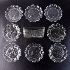 Plastic Bowl Set – 9-Piece Unbreakable Serving Tray Combo