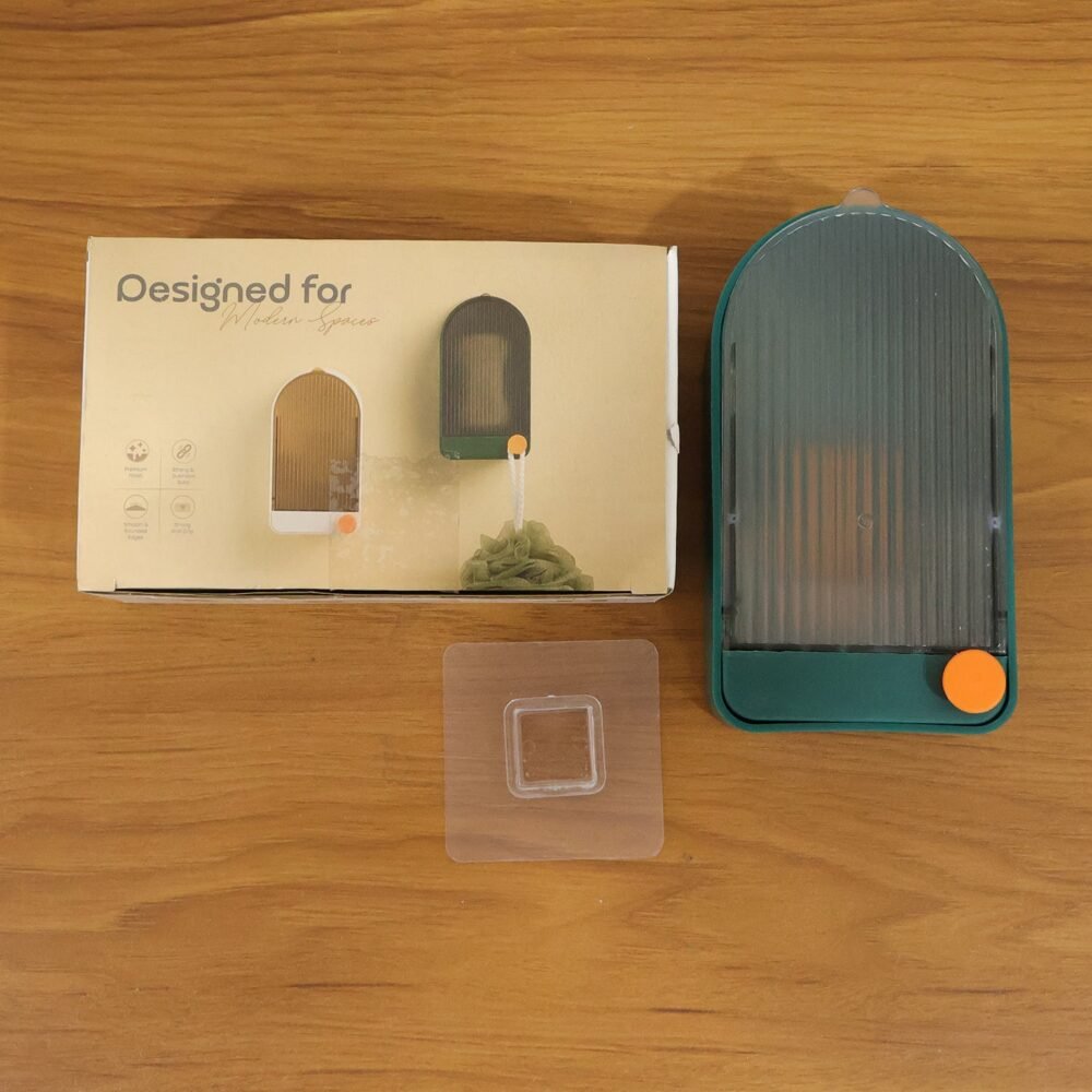 Wall Mounted Soap Holder – Space-Saving & Draining Design