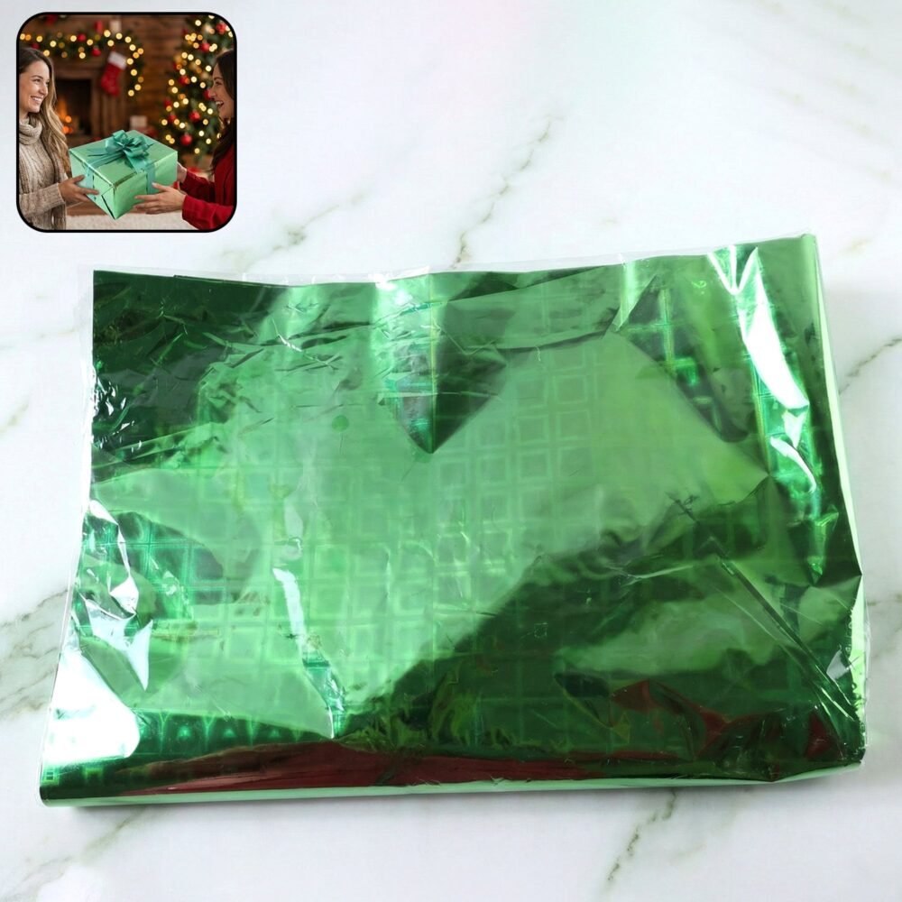 Metallic Gift Wrapping Paper Sheets – 45 Tear-Resistant Large Sheets