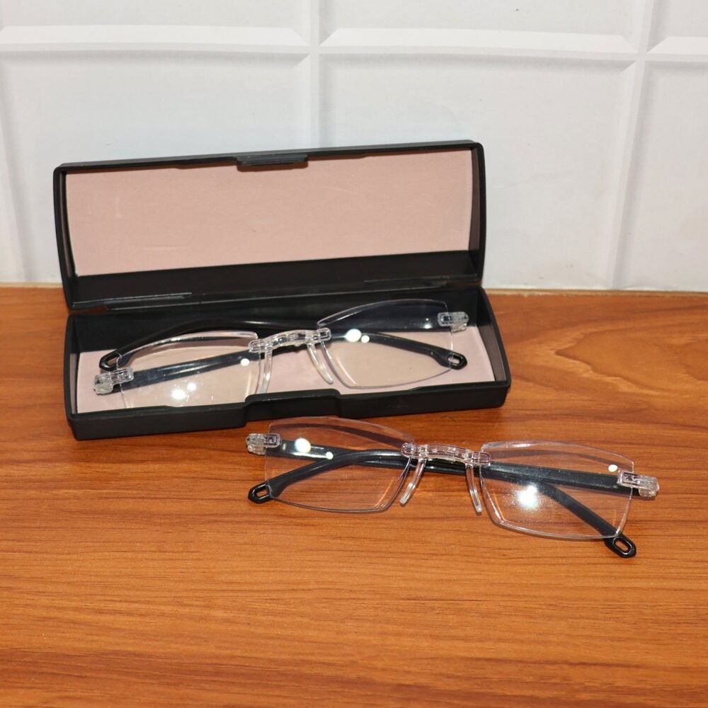 Rimless Reading Glasses – Lightweight Pack of 2 Comfort Readers