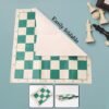 Portable Chess Set – Foldable, Travel-Friendly with Plastic Pieces