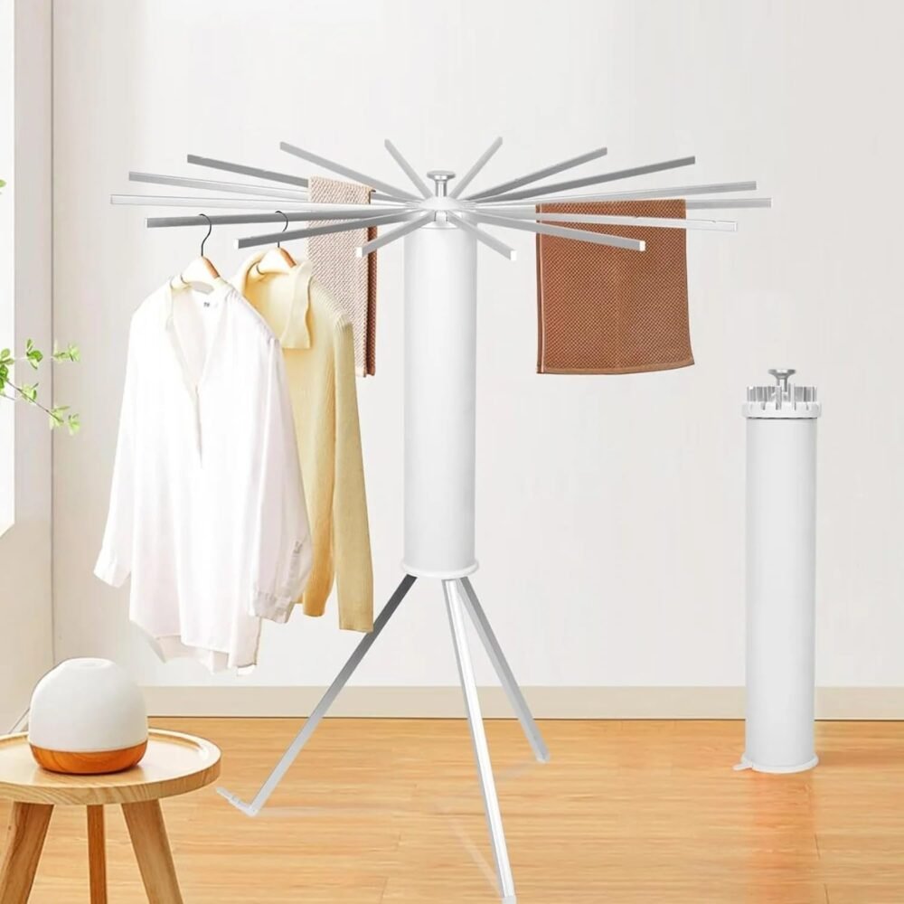 Octopus Rotating Clothes Drying Rack – Foldable & Space Saving
