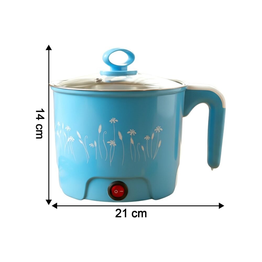 Electric Multifunction Cooking Pot – Compact & Portable Cooker