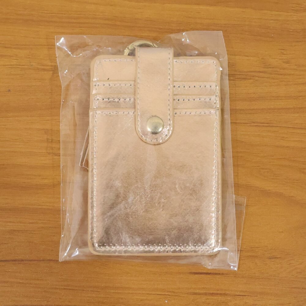 PU Leather Card Holder Wallet – Compact & Secure with ID Window
