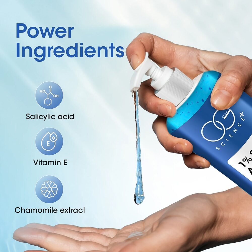 Salicylic Acid Body Wash – 1% Anti-Acne Exfoliating Gel