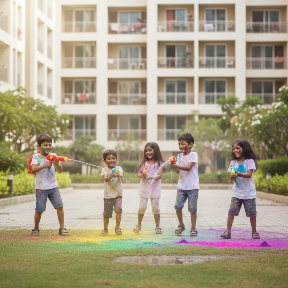 Backpack Water Gun – Long Range Kids Pichkari for Holi Fun