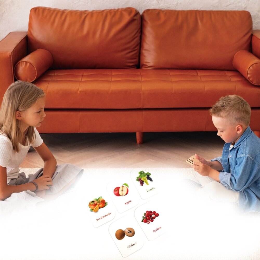 Fruit Flashcards – Durable 32-Piece Early Learner Set