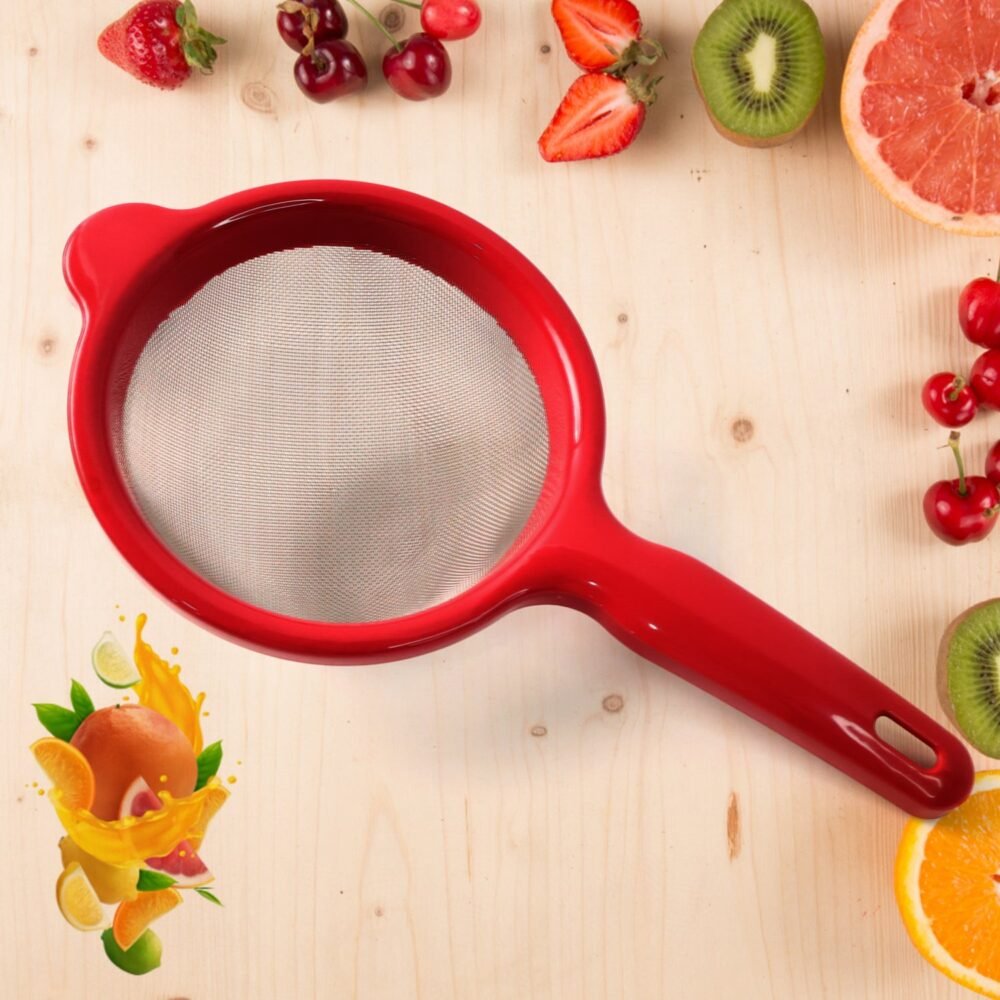 Medium Pulpy Juice Strainer – Fine Mesh Plastic Frame for Smooth Juices