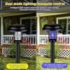 Solar Mosquito Trap Light – UV LED Solar Powered Bug Zapper