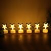 Star Shaped Flameless LED Candles – Safe & Elegant Décor Set