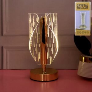 Crystal LED Table Lamp – Elegant Modern Bedside Lighting