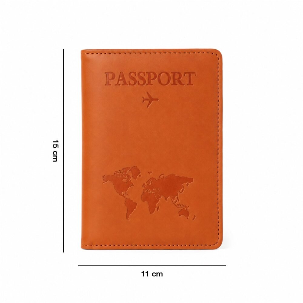 Travel Passport Holder – Durable PU Leather Multifunction Wallet