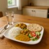 Square Plastic Dinner Plate – 20 cm Durable & Easy Clean
