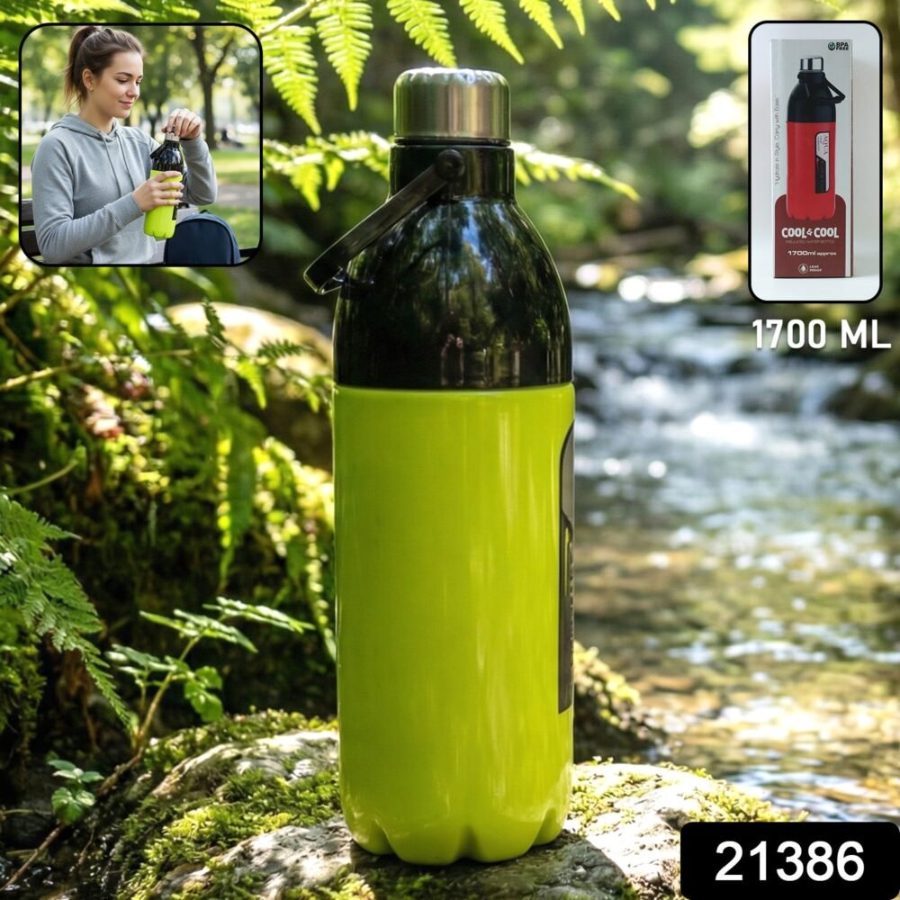 Leakproof Water Bottle 1700ML – Large Capacity with Carry Strap