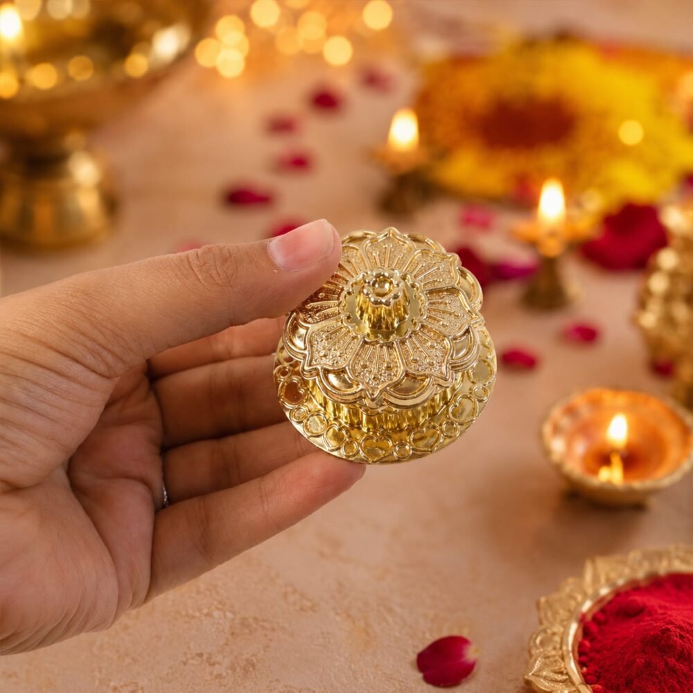 08_2b518e3b-b6b8-49e6-9a50-1afd5cb697cc.jpg Golden Pooja Kankavati – Elegant Religious Storage Container