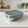 Stainless Steel Lunch Box Set – Leak-Resistant & Easy to Carry