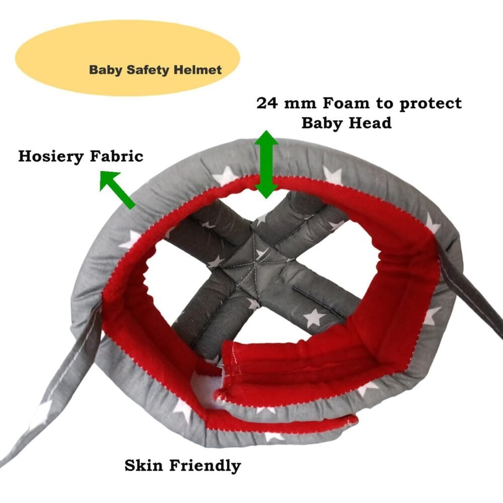 Baby Safety Helmet – Soft Head Protection for Crawling & Walking