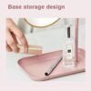 08_Vanity-Mirror.jpg Tabletop Makeup Mirror – Modern Round Frame with Wooden Finish