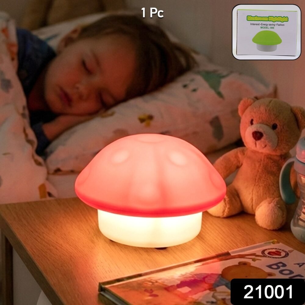 Mushroom Shaped LED Night Light – Soft Glow Energy Saving Lamp