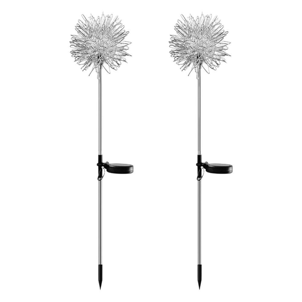 Solar Powered Dandelion Garden Lights – 2 Pc Multicolor LEDs