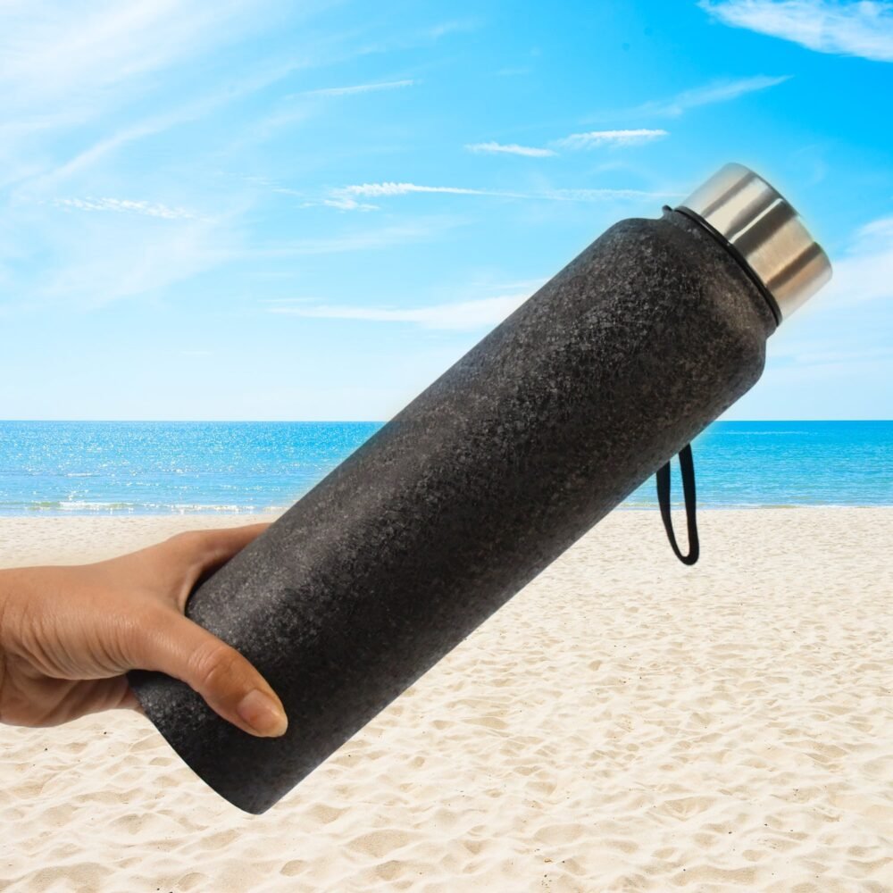 Stainless Steel Vacuum Insulated Water Bottle – 1L Hot & Cold