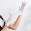 Small Kids Dishwashing Gloves – Soft Reusable Latex Set