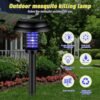 Solar Mosquito Trap Light – UV LED Solar Powered Bug Zapper