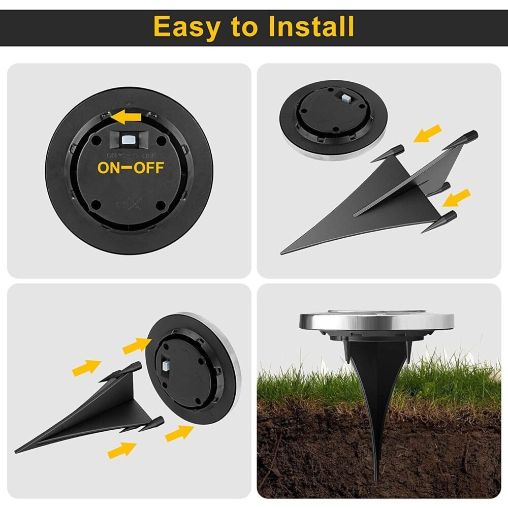 Solar Powered LED Garden Lights – Eco-Friendly Outdoor Pathway Lighting