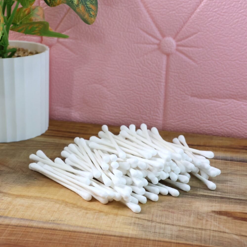 Cotton Swabs Paper Stick – Soft Dual Tips for Grooming & First-Aid