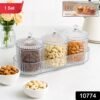 096c6337-7c75-4a15-92f3-4eb73a505400.jpg Dry Fruit Storage Jars – 3-Piece Set with Tray for Freshness