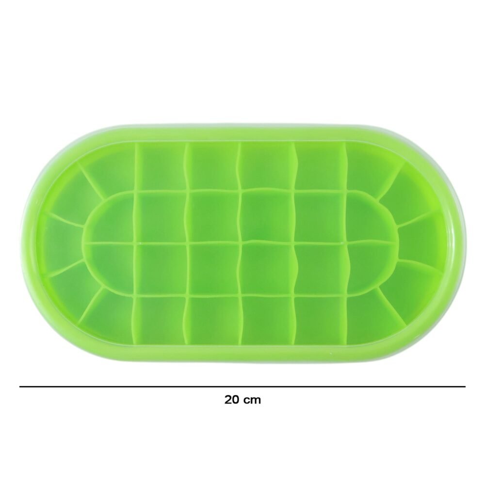 Oval Silicone Ice Cube Tray – Easy Release & Odor-Free Storage