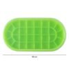 Oval Silicone Ice Cube Tray – Easy Release & Odor-Free Storage