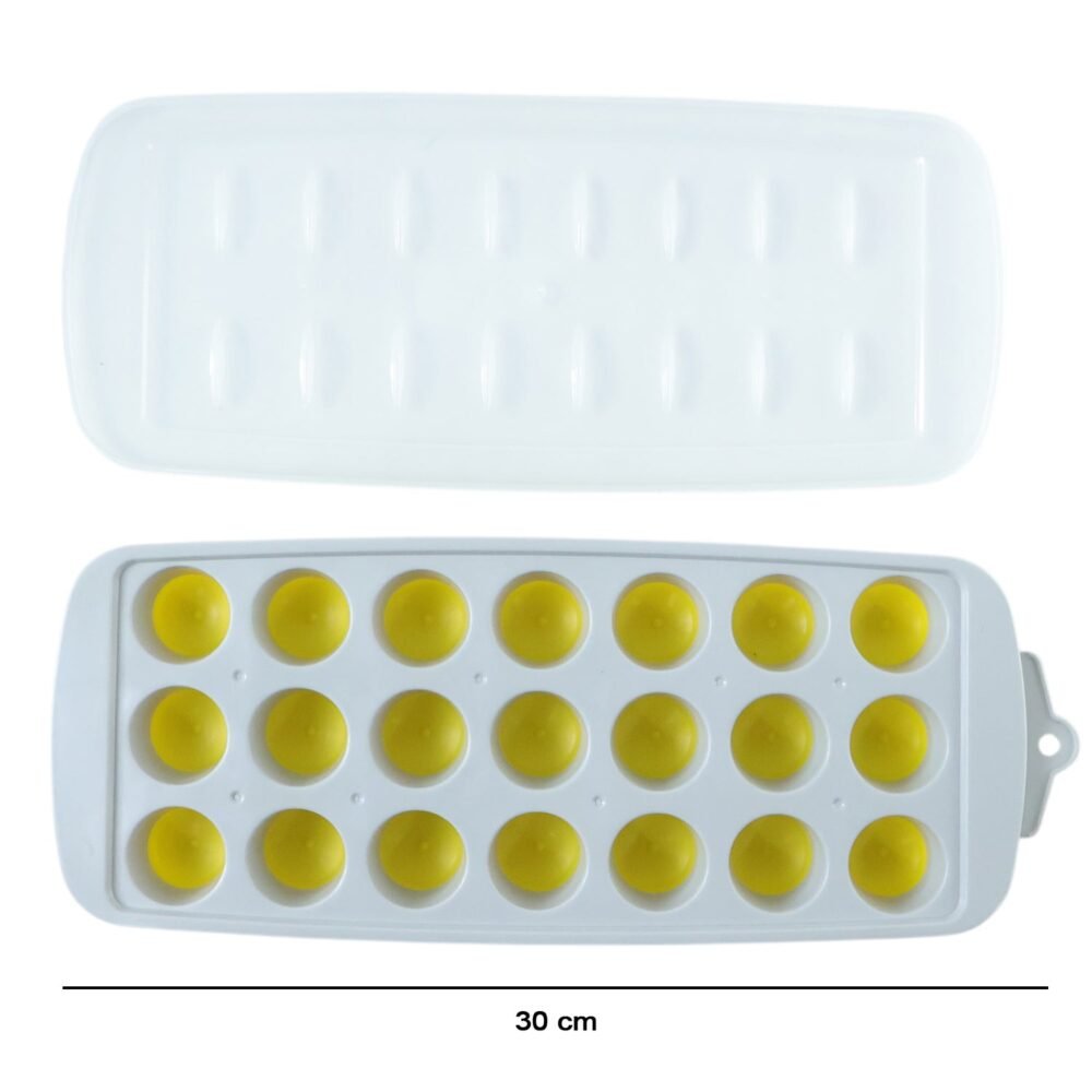 Round Ball Ice Cube Tray with Lid – Creates Elegant Ice Spheres