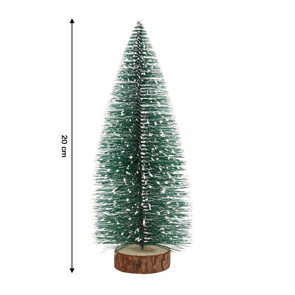 Mini Artificial Christmas Tree with Snow Effect – Compact Festive Decor