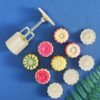 Mooncake Press Mold – 4 Floral Stamps for Perfect Baking