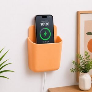 09_mobile-holder.jpg Wall Mounted Storage Pocket – Durable Plastic Organizer for Home