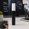 0bf5fa0c-6b36-4445-946b-a5c78111c6de.jpg Black Chalk Marker Pen – Liquid Erasable for Chalkboard & Glass
