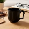 Plastic Coffee Mug – Durable Black Reusable Tea Cup | Mug Wala