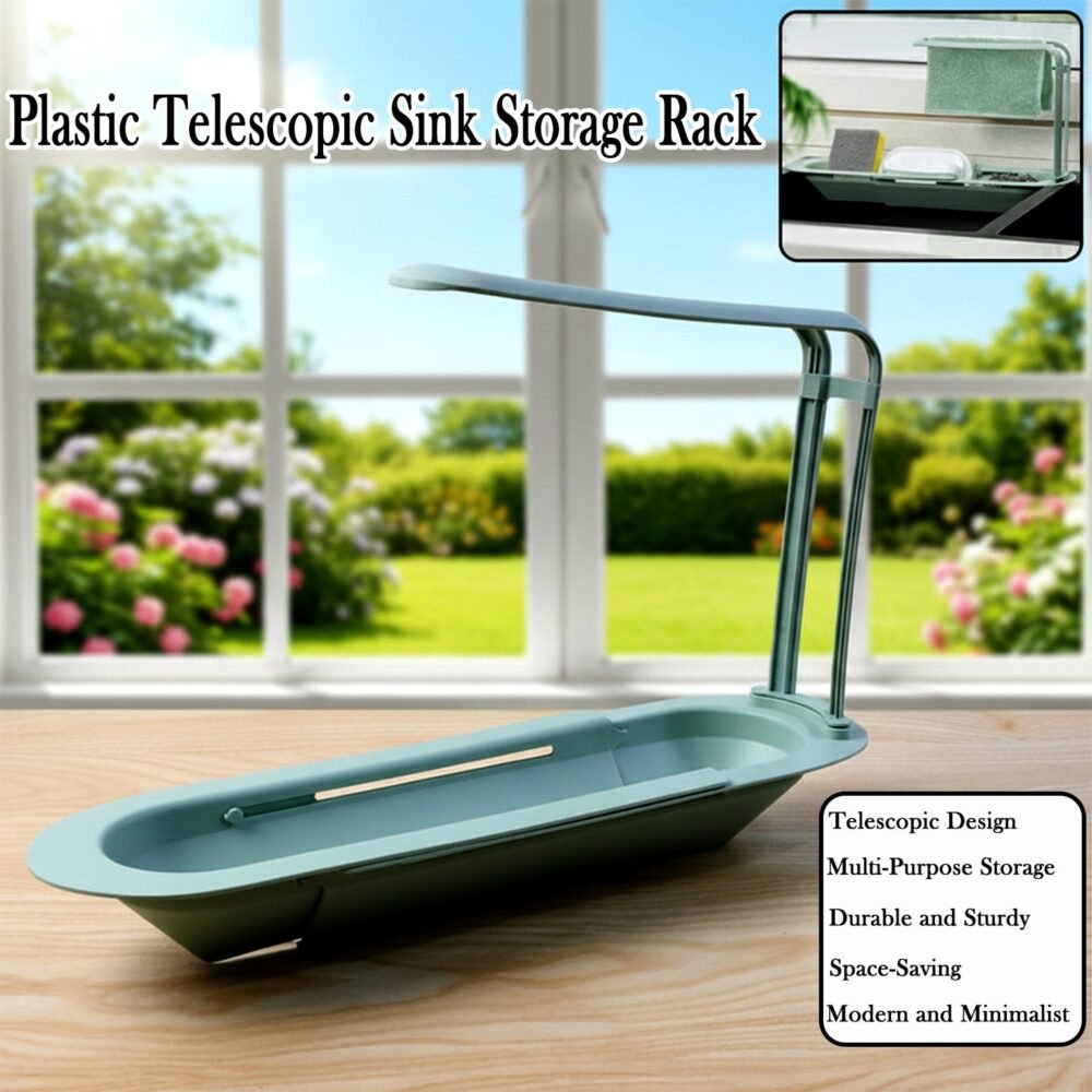 10700_telescopic_sink_storage_rack.jpg Telescopic Sink Storage Rack – Adjustable & Space-Saving