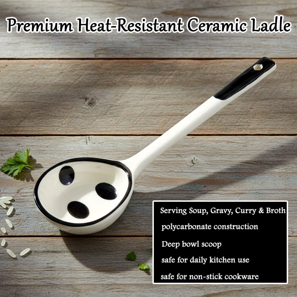 10985_premium_ceramic_deep_soup_ladle_17cm.jpg Soup Ladle 17 cm – Heat-Resistant Non-Slip Handle