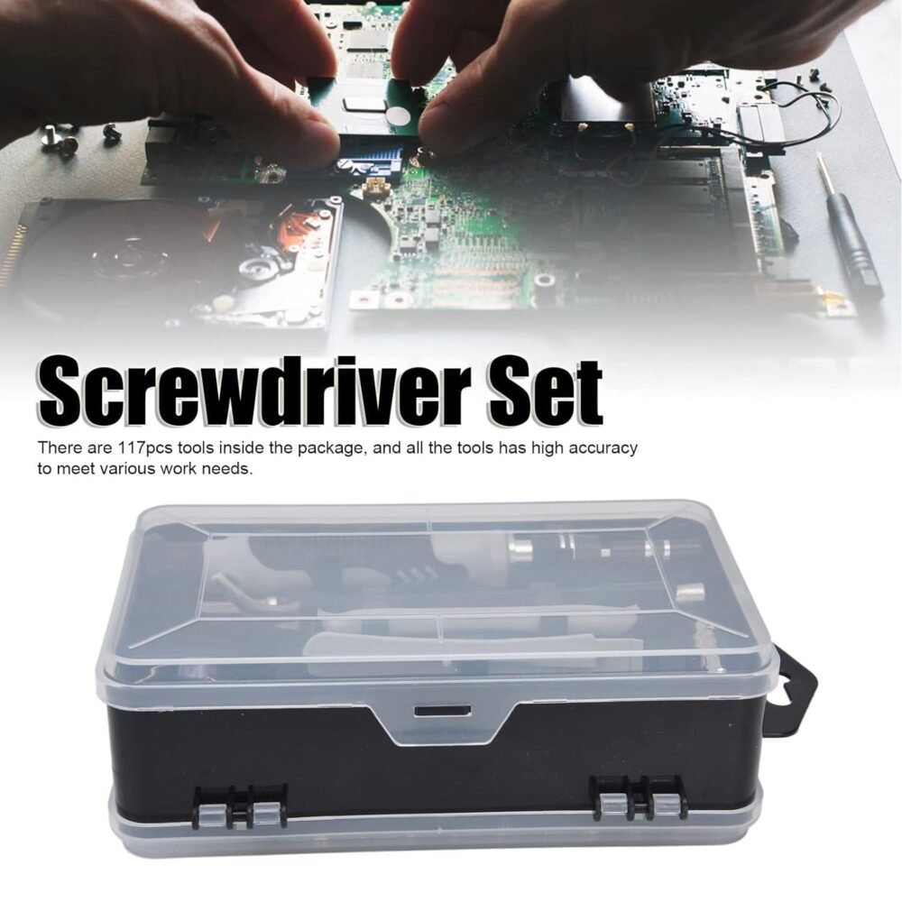 10_3e73ae02-6a65-4198-8609-2aeea2d3f412.jpg Precision Screwdriver Kit – 117-Piece Electronics Repair Set | BoltForce