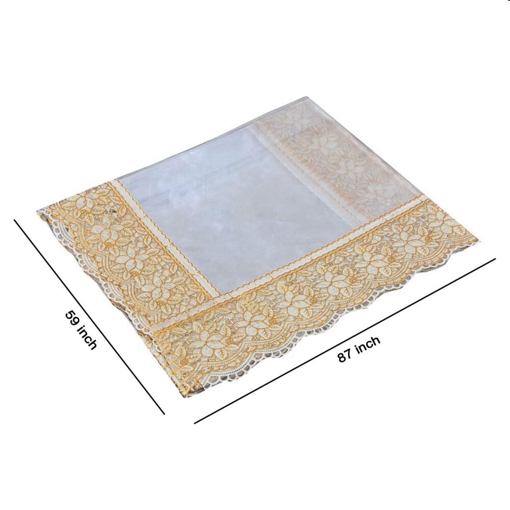 Transparent PVC Table Cover – Waterproof & Stylish for Dining & Center Tables