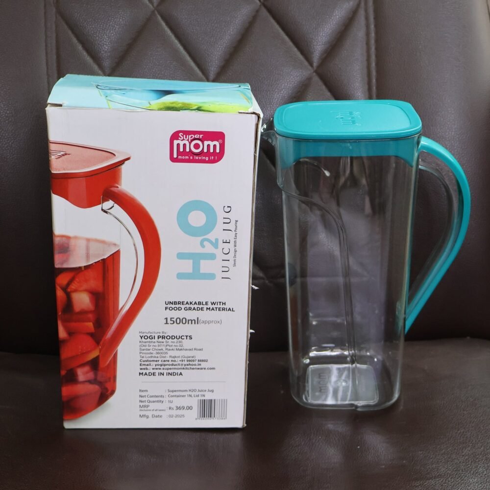 Plastic Juice Jug 1500ml – Durable, Leakproof & Ergonomic